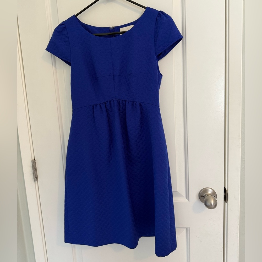 Anthropologie Elegant Blue Dress